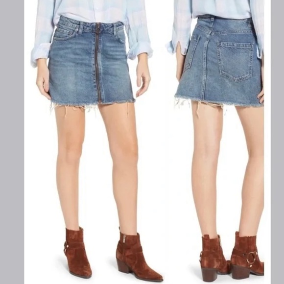 We The Free Dresses & Skirts - Free People We The Free Zip Front Mini Skirt Size 30